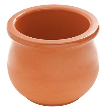 Pote de Barro Castanho Avermelhado 180ml 80x67mm 50 un