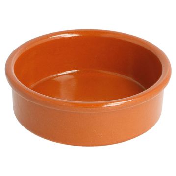 Tigela de Barro Castanho Avermelhado Circular 100ml 89x29mm 42 un