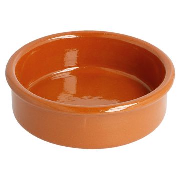 Tigela de Barro Castanho Avermelhado Circular 150ml 105x25mm 50 un