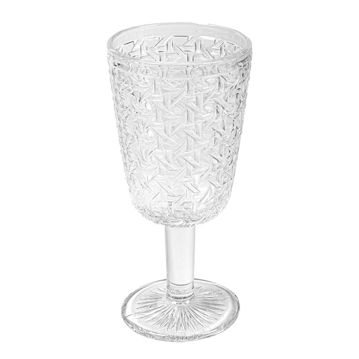 Calice de Vidro Vintage Transparente para Bebidas 280ml 80x173mm 6 un