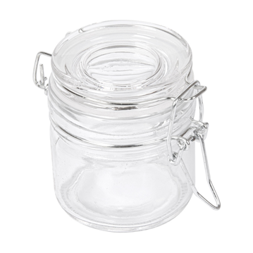 Frasco de Vidro com Tampa Clip 80ml 60x70mm 48 un