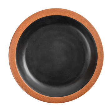 Prato Melamina Preto 160x20mm 180ml 12 un