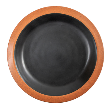 Prato Melamina Preto 254x34mm 650ml 12 un