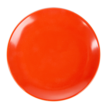Prato Melamina Vermelho 230mm 12 un