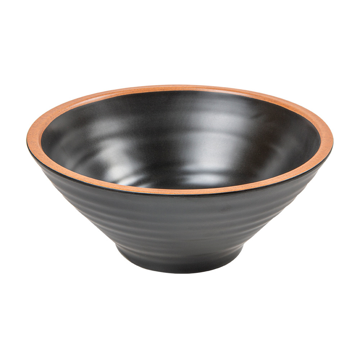 Tigela Melamina Preto 203x85mm 1100ml 12 un