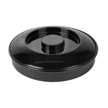 Recipiente Tortilha Melamina Preto 190mm 1 un
