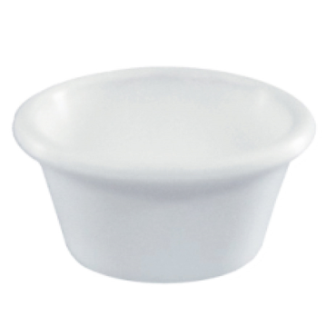 Ramequin Melamina Branco 60ml 70mm 12x12 un
