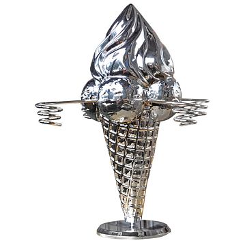 Suporte para Cones - Cone de Bolas e Soft Prateado 380x250mm 1 un