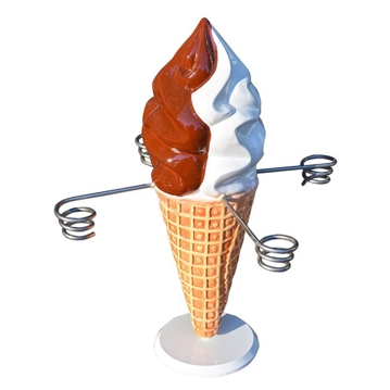 Soporte para Conos - Cono de Bolas y Soft Chocolate Vainilla 330x250mm 1 uds