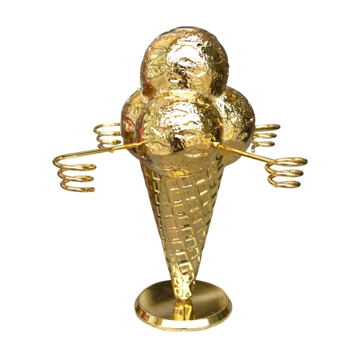 Soporte para Conos - Cono de Bolas Dorado 380x250mm 1 uds