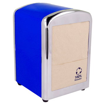 Suporte Guardanapo L em Inox Azul 105x97x140mm 1 un