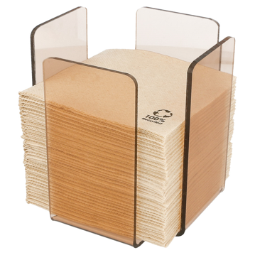 Suporte de Acrilico para Guardanapos 200x200mm 1/4