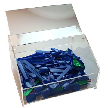 Soporte Acrlico para Cucharitas de Helado 200x165x120mm 1 uds