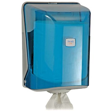 Dispensador Rolo Extrao Central Azul Transparente 1 un