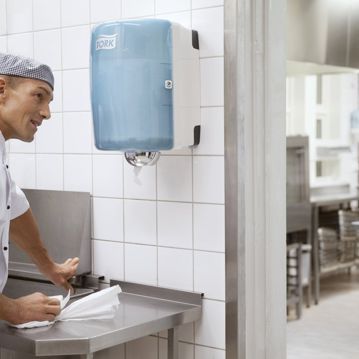 Dispensador Rolo Extrao Central Tork Azul 1 un