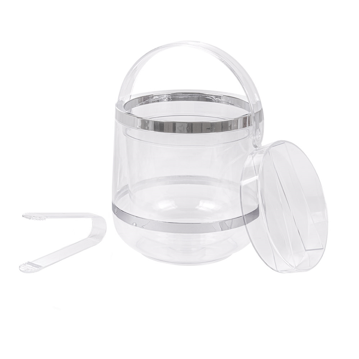 Balde Acrlico Transparente para Gelo 190x190 mm 1 un