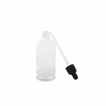 Frasco de Vidro Conta Gotas 100ml com Pipeta The Bars 1 un