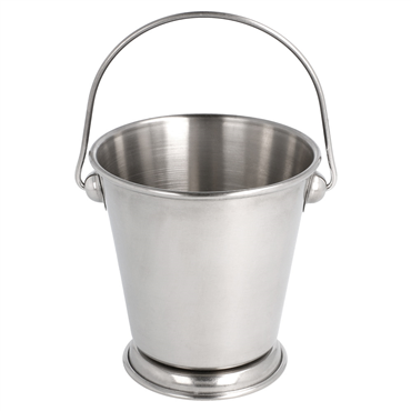 Mini Balde em inox 90x90mm 12 un