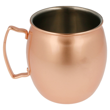 Mini Caneca Moscow em inox/cobre 540ml 86x100mm 6 un