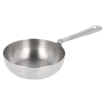 Mini Frigideira em inox polido 100x30mm 12 un