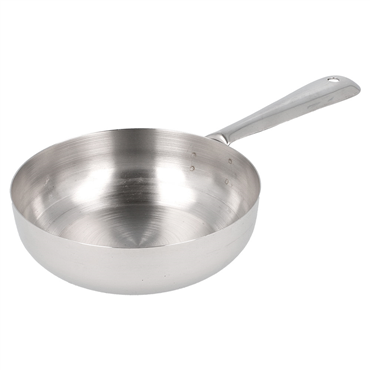Mini Frigideira em inox polido 115x35mm 12 un