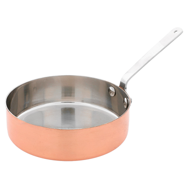 Mini Tacho em Inox Cobre com Pega 120x35mm 6 un