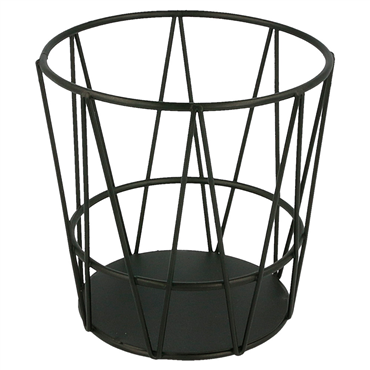 Panier en acier Noir Grissinos style toscan �115x115mm 24 unit�