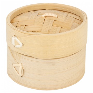 Recipiente em Bamb Mini Dim-Sum 80x60mm 10 un