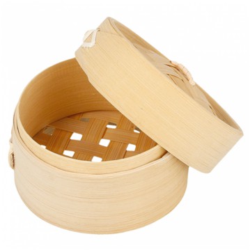 Recipiente em Bamb Mini Dim-Sum 80x60mm 10 un