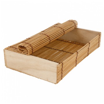 Caixa em Bamb Sushi Maki Mat 210x130x45mm 24un