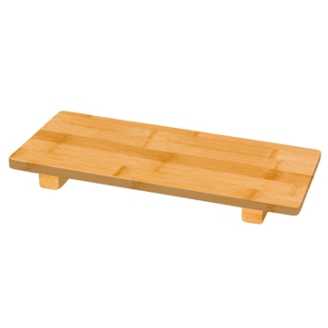 Base Retangular em Bamb natural para Sushi 500x230x25mm 1 un
