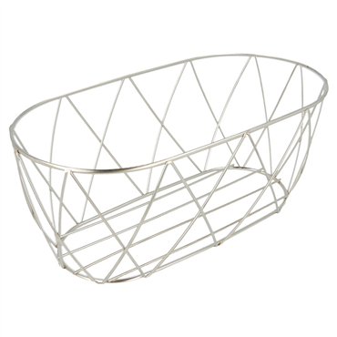 Cesta em Inox Estilo Toscano 255x127x102mm 12 un