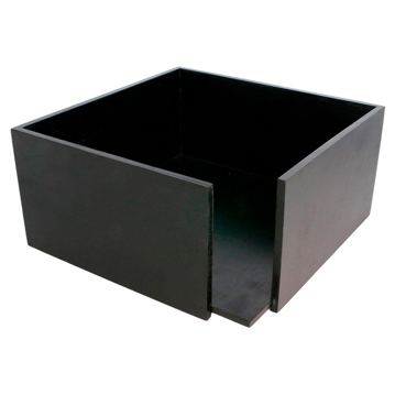 Suporte de Bamb Preto para Guardanapos 400x400mm 1/4 1 un