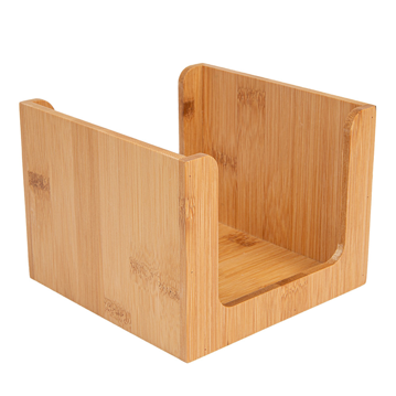 Suporte de Bamb Natural para Guardanapos 200x200mm 1/4 1 un