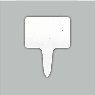 Etiqueta Rectangular PVC branco para Marcar Preos 46x55x1mm 10 un