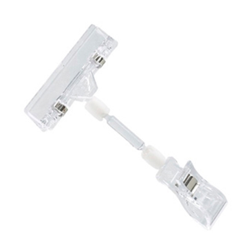 Mola Articulada em Plstico Transparente PS 80x26x161mm 10 un