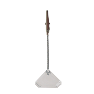 Porta-Etiquetas Alligator com Base em Acrlico 117mm 1 un