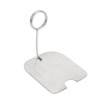 Porta-Etiquetas de Mesa Buffet em Inox 85x70x60mm 25 un