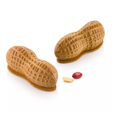 Molde de Silicone para Pastelaria Amendoim 6x100ml 107x43x40mm