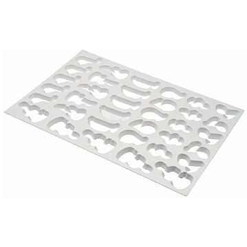 Grelha de Plstico para Biscoitos Musica