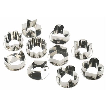 Conjunto de Formas Cortantes para Pastelaria - Formatos Sortidos 60mm