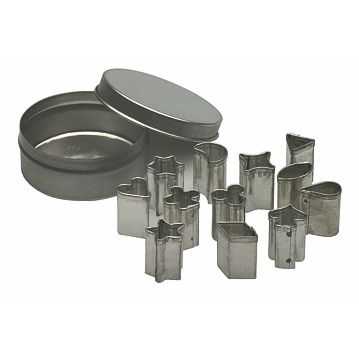 Conjunto de Formas Cortantes para Pastelaria - Pequenas de Formatos Diversos