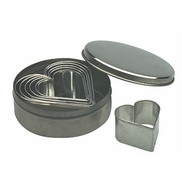 Conjunto de Formas Cortantes para Pastelaria - Corao