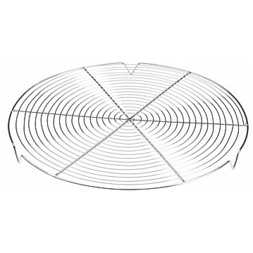 Grelha Circular Cromada com Ps