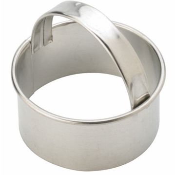 Forma Cortante para Pastelaria com Pega Lato - Circular Liso 60x30mm