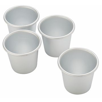 Conjunto de 4 Formas Molde em Aluminio para Pastelaria - Bab 80x90mm