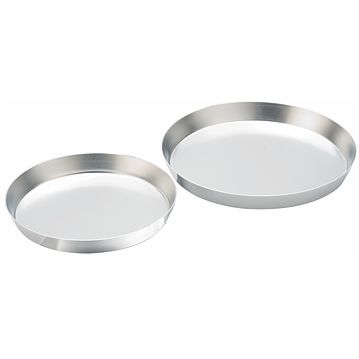 Conjunto de 2 Formas Molde em Aluminio para Pastelaria - Tarte Cnico Baixo 260-280x29mm
