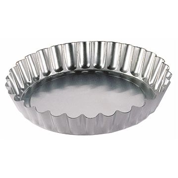 Forma Molde em Aluminio para Pastelaria - Tarte Redonda Alta Dentada 250x40mm