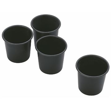 Conjunto de 4 Formas Molde em Aluminio Anti-aderente para Pastelaria - Bab 60x70mm