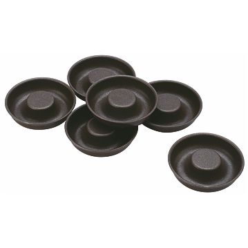 Conjunto de 6 Formas Molde em Aluminio Anti-aderente para Pastelaria - Savarins 80x40mm
